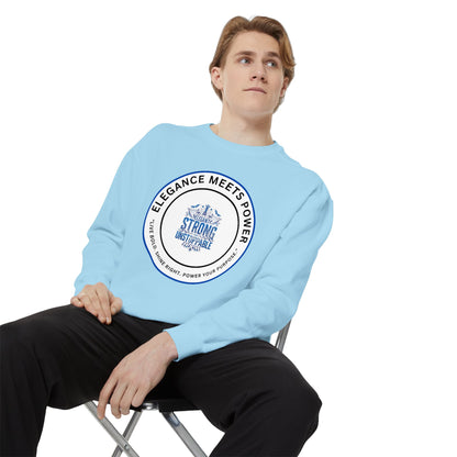 Elegance Meets Power Sweatshirt — "Strong & Gracious" Graphic Crewneck