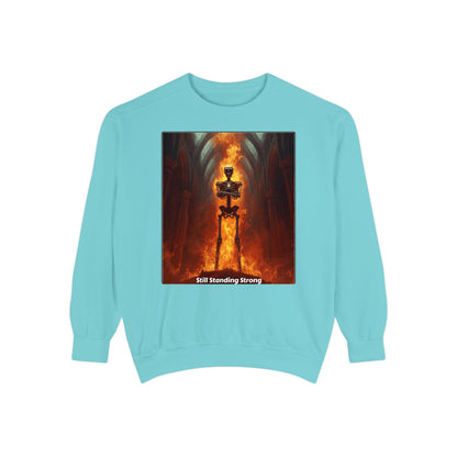 Flaming Sword Cathedral Sweatshirt — Still Standing Strong