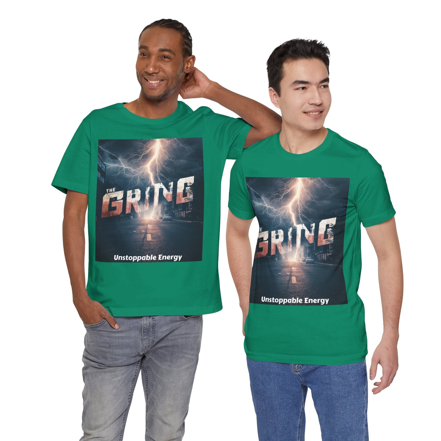 The Grind T-Shirt — 'Unstoppable Energy' Motivational Graphic Tee