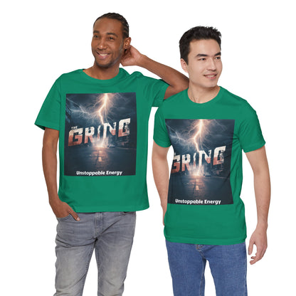 The Grind T-Shirt — 'Unstoppable Energy' Motivational Graphic Tee