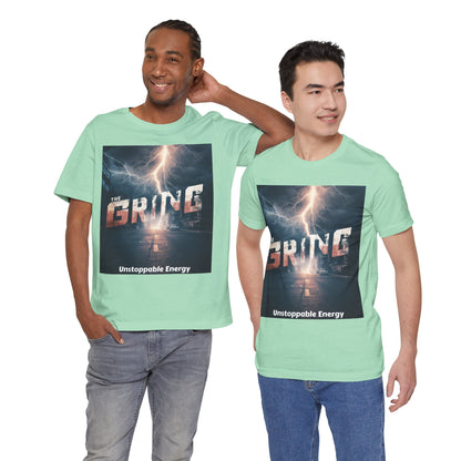 The Grind T-Shirt — 'Unstoppable Energy' Motivational Graphic Tee