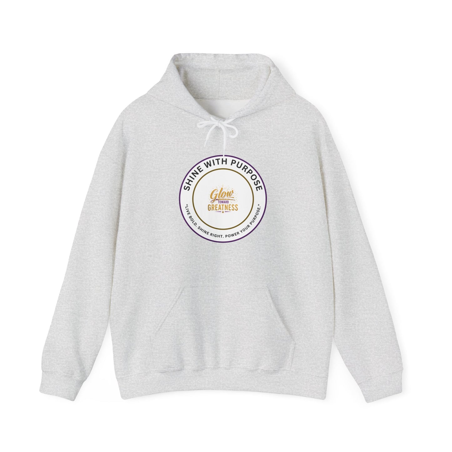 Shine With Purpose Hoodie – 'Shine Brightness' Inspirational Pullover